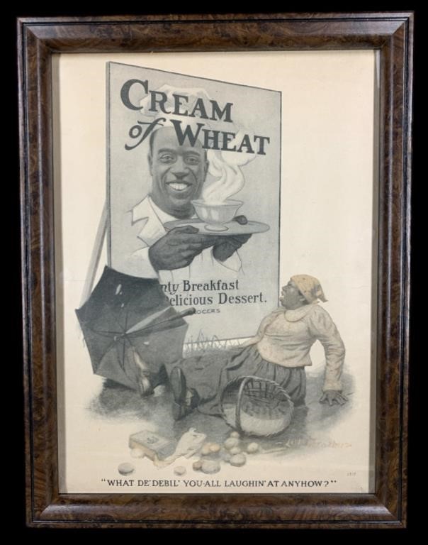 A Cream Of Wheat Advertisement, Dated 1919