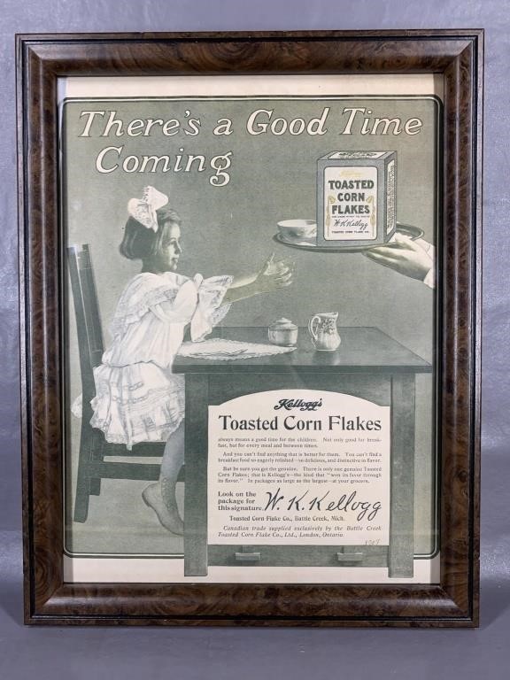 A Kellogg's Corn Flakes Advertisement, Dated 1907