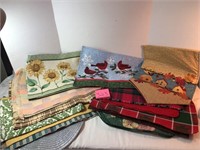 Placemats, table runners