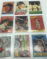 Mickey Mantle Baseball Cards Presumed to be