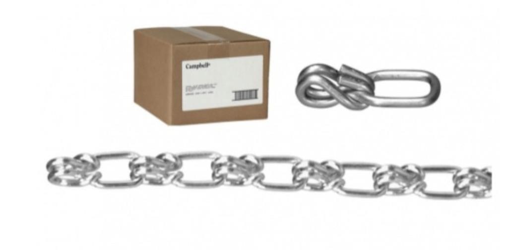 100 ft Campbell Chain #T0744024 4/0 Lock Link Sing