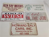 VINTAGE LOT OF ADVERTISING TAGS-ASSORTED