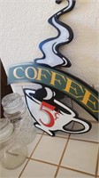 5 Cent Coffee Sign
