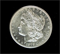 Coin 1878-S Morgan Silver Dollar-Gem BU PL