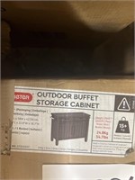 Keter outdoor buffet storage cabinet