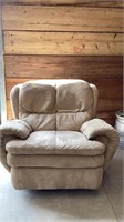 Suede chair matches lot 319 and 320