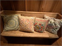 4 Bohemian Style Pillows Handmade
