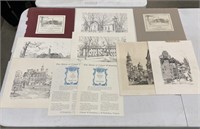 Group of Colonial Williamsburg Prints