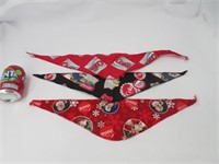 3 foulards pour chien Coca-Cola
