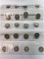 20-1920’s and 1930’s standing liberty quarters