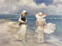 Richard Zolan "Victorian Ladies At The Seashore