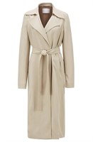 New Hugo Boss Women's Canolie Trench Coat, Size 8,