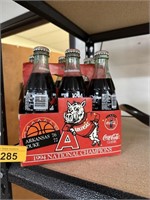 VTG 1994 COCA COLA BOTTLES ARKANSAS NATL CHAMPIONS