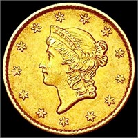 1853 Rare Gold Dollar CLOSELY UNCIRCULATED