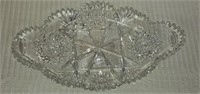 Stunning Cut Crystal Centerpiece Dish