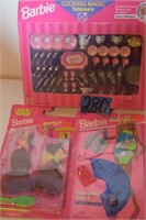 BARBIE COOKING MAGIC , 2 CLOTHING PACKAGES WIGS