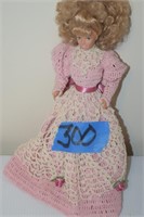 GEORGEOUS DRESS ALL IN PINK ON BARBIE DOLL