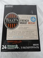 Tully's Coffee French Roast Decaf 24 k-cups