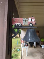 Cast iron firetruck bell