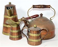 Selection of Copper & Brass items including