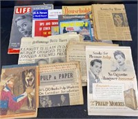 Vintage Magazines and Newspapers