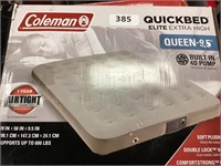 Coleman queen quickbed built in pump $70 RETAIL