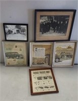 Advertising Framed Pictures.
