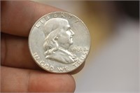 90% Silver Franklin Half Dollar