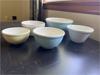 Five Various Vintage Bowls