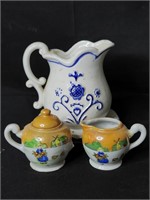 Vintage Japenese Hand Painted Teapot / Coffee Ware