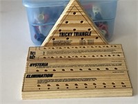 Peg Board Games-HAS ALL PIECES