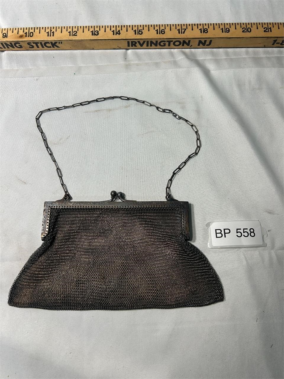 Victorian Antique Mesh Silver Purse