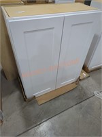 White Kitchen Wall Cabinet 30" W x 12" D x 36" H