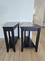 Distressed Angular End Tables