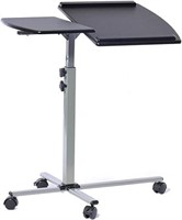 Techni Mobili Rolling Adjustable Laptop Cart,