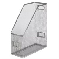 (2) Brightroom Mesh Magazine File Silver