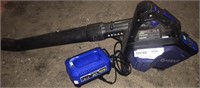 Kobalt blower w/battery & charger