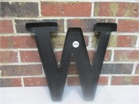 Metal 12" Letter "W"