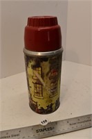 Kids Lunchbox Firefighter Thermos 1950's
