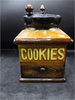 Vintage Coffee Grinder Coockie Jar