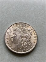 1887 silver Morgan