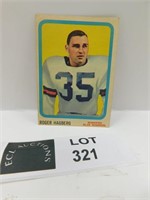 1963 TOPPS ROGER HABERG CFL FOOTBALL CARD