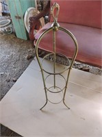 Brass 3 Tier Plant Stand 39"T