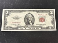 1953B $2 Red Seal Note