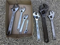 Group lot of Cresent Wrenches