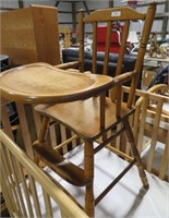 maple high chair