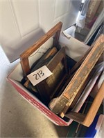 Box of Pictures & Frames