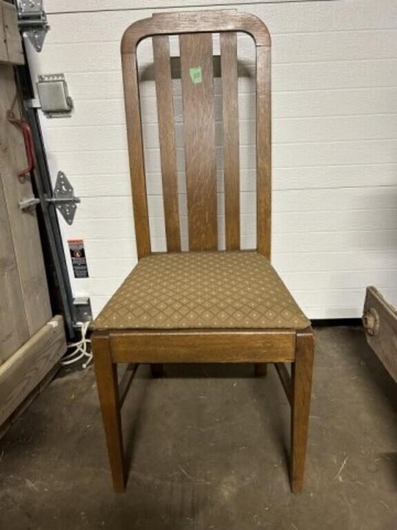 Wooden Chair - tall back