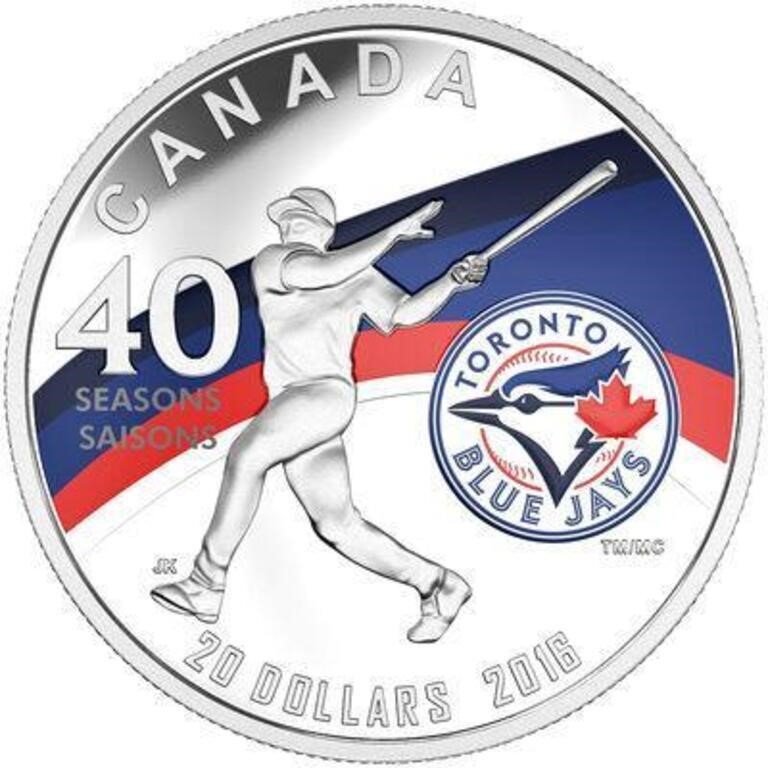 RCM Fine Pure Silver $20 Coin - Celebrating The 40
