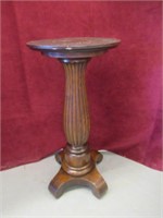 WOODEN PEDISTAL PLANT STAND